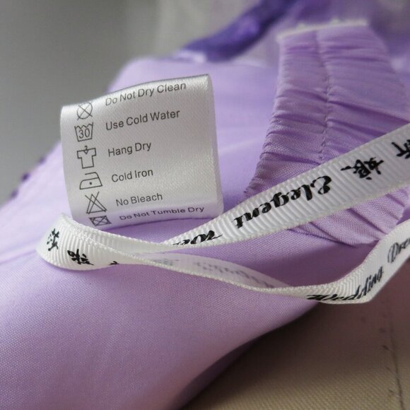 Women's Short Sparkly Homecoming Dresses Sequins Party Gowns Lilac Size 8 - Picture 14 of 14